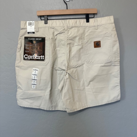 Carhartt NWT B145 Classic Canvas Short Khaki Waist 44 - Picture 2 of 9